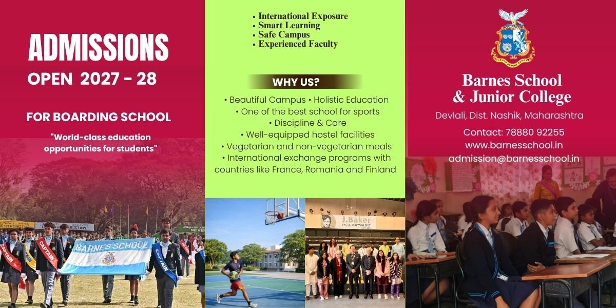 Admissions for the academic year 2026-2027 have been closed. Registration for the boarders for the academic year 2027-2028 is now open